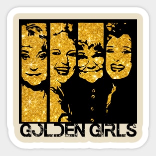 golden-girls-gold Sticker